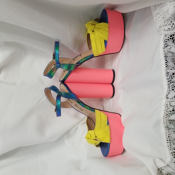 Lemon Drop by Privileged Multicolored Heels - Picture 5 of 10